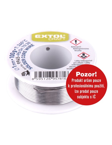 Sarma lipit Sn30/Pb70, 100 g, 1 mm, 9945