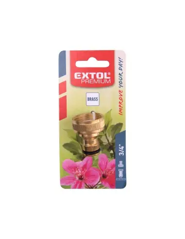 Conector robinet, EXTOL PREMIUM, 8876023, Alama, 3/4" Conector robinet, EXTOL PREMIUM, 8876023, Alama, 3/4"