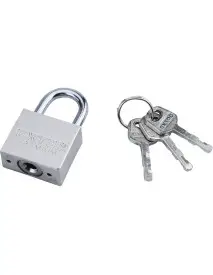 Metal padlock, 30 mm, EXTOL PREMIUM, 8857403, 30mm, 3 chei