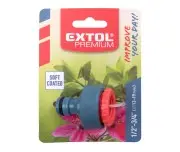 Conector robinet, EXTOL PREMIUM, 8876421, 1/2"-3/4"