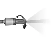Garden hose nozzle, EXTOL PREMIUM, 8876451, ceata fina, ABS