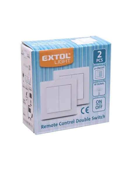 Comutator/controller dublu, 2 canale, 43822, control individual
