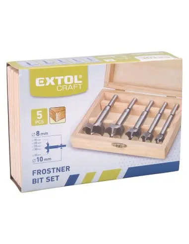 Freze Forstner, set 5 piese, 44015, ⌀15-35mm, in caseta