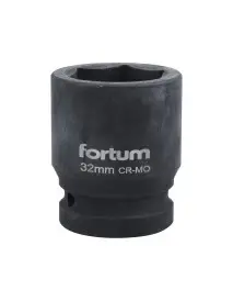 Impact socket 3/4", FORTUM, 4703032, 32mm, L 54mm