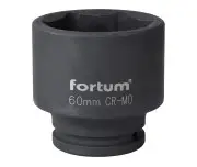 Impact socket 3/4", FORTUM, 4703060, 60mm, L 70mm