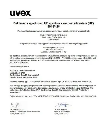 Masca de protectie 2210 FFP2, cu supapa, Uvex RAW-POL - Acasa Masca de protectie 2210 FFP2, cu supapa, Uvex RAW-POL - Acasa