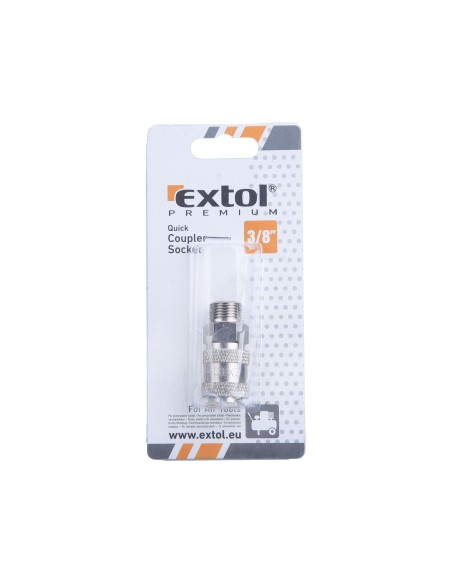 Cupla rapida cu filet extern, EXTOL PREMIUM, 8865112, G-3/8"