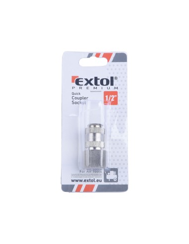 Quick coupler socket, EXTOL PREMIUM, 8865116, G-1/2"