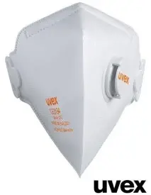 Masca de protectie FFP2 Uvex-3210 cu supapa RAW-POL - Masti de protectie