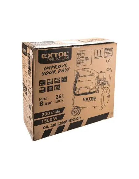 Compresor aer lubrifiat, 1,800 W, 24 L, 8895310, 24 L, 8 bari Compresor aer lubrifiat, 1,800 W, 24 L, 8895310, 24 L, 8 bari