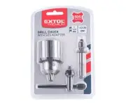 Adaptor SDS + mandrina burghiu, EXTOL PREMIUM, 8898032, 2-13mm, Filet 1/2"