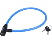 Lacat bicicleta cablu, EXTOL CRAFT, 9395, 600 mm, 2 chei