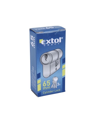 Cilindru usa, EXTOL CRAFT, 9401, 65 mm, 3 chei Cilindru usa, EXTOL CRAFT, 9401, 65 mm, 3 chei