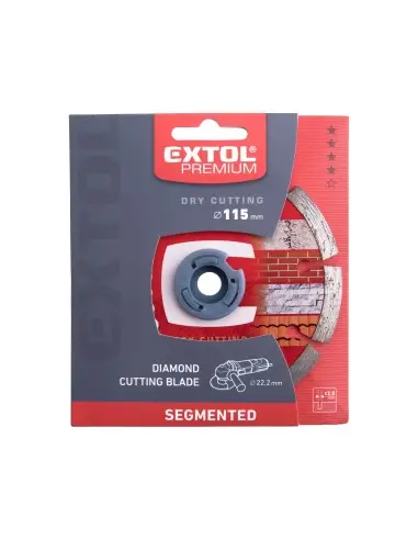 Disc diamantat 115mm, Extol Premium, 108711, 13200 RPM