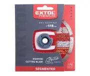 Disc diamantat 115mm, Extol Premium, 108711, 13200 RPM