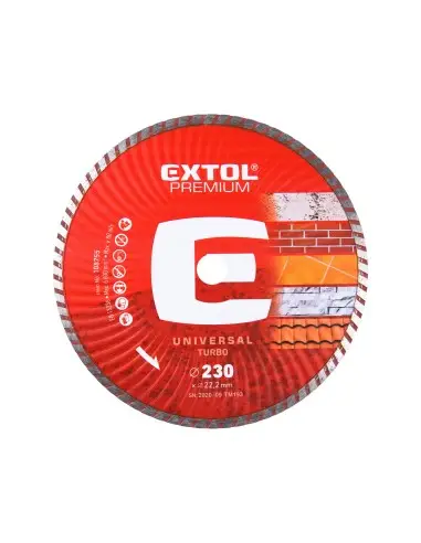 Disc taiere diamantat, 230x22,2x2,8mm, 108755, Max. 6600 rot/min