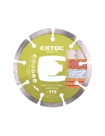 Disc taiere diamantat, EXTOL CRAFT, 108811, 115mm, 13200 rot./min.