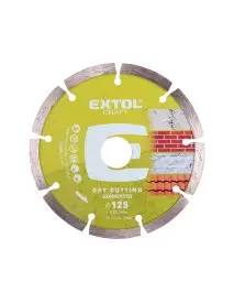Disc Taiere Diamantat, EXTOL CRAFT, 108812, Segmente, 125mm