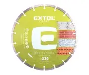 Disc taiere diamantat, EXTOL CRAFT, 108815, 230mm, 6600 rot/min