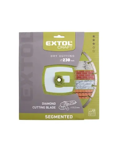 Disc taiere diamantat, EXTOL CRAFT, 108815, 230mm, 6600 rot/min