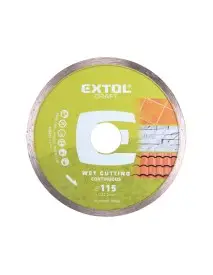 Disc taiere diamantat - taiere umeda, EXTOL CRAFT, 108831, 115x22,2x2mm, Max. 13200 rot/min