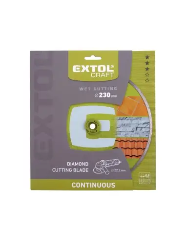 Disc taiere diamantat umed, EXTOL CRAFT, 108835, 230x22,2x2,8mm, 6600 rot/min Disc taiere diamantat umed, EXTOL CRAFT, 108835, 230x22,2x2,8mm, 6600 rot/min