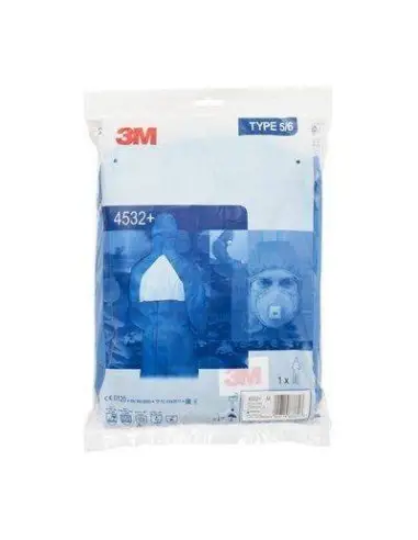 Combinezon de protectie 3M™ 4532 albastru RAW-POL - Acasa