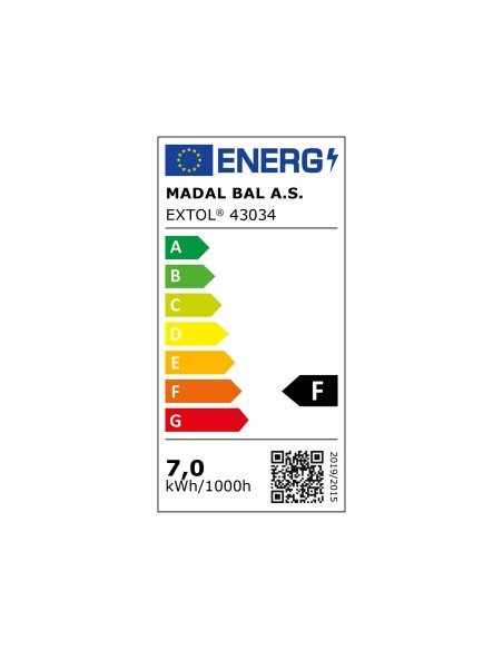 Bec LED, EXTOL LIGHT, 43034, 6W, 470lm, GU10