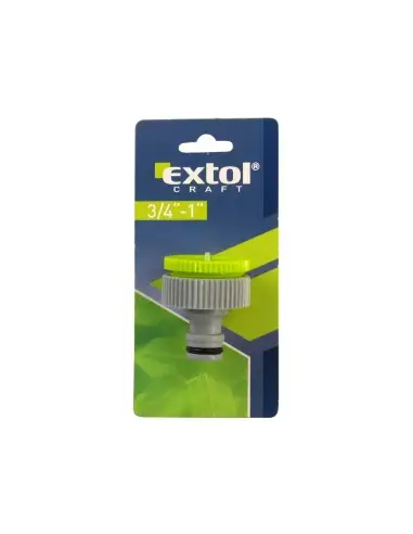 Conector robinet, EXTOL CRAFT, 70106, 3/4"-1"