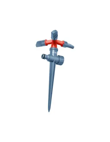 Sprinkler pe teava, EXTOL PREMIUM, 8876463, Trei brat, Baza plastic