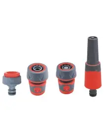 Set furtun 4 piese, EXTOL PREMIUM, 8876491, 3/4", reglabil