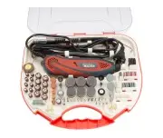 Polizor drept cu extensie, EXTOL PREMIUM, 8892201, 130W, 210 accesorii
