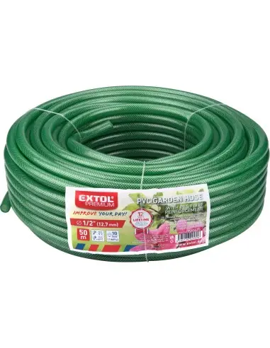 Furtun gradina, 1/2" 50m, EXTOL PREMIUM, 900425, 10 bar, -5°C la +60°C