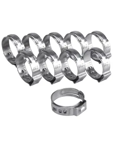 Colier furtun, EXTOL PREMIUM, 8865178, INOX, ⌀21mm