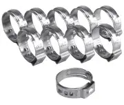 Colier furtun, EXTOL PREMIUM, 8865178, INOX, ⌀21mm