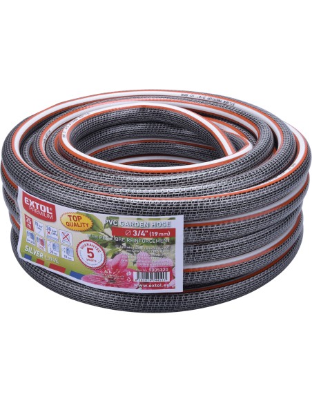 Furtun gradina 3/4" 25m, EXTOL PREMIUM, 9005320, Presiune 10 bari, Protectie UV