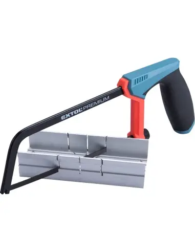 Hacksaw and mitre box, 150 mm blade, 8812111, Cadru metalic, Maner cauciucat Hacksaw and mitre box, 150 mm blade, 8812111, Cadru metalic, Maner cauciucat