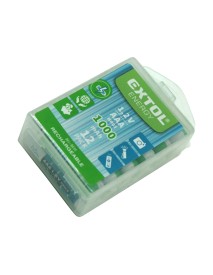 Acumulatori reincarcabili, 12 buc, 1000mAh, 1.2V, EXTOL ENERGY, 42062