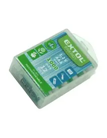 Acumulatori reincarcabili, 12 buc, 1000mAh, 1.2V, EXTOL ENERGY, 42062
