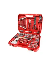 Set unelte 100 piese, CrV, 8818411, 1/4", 1/2"