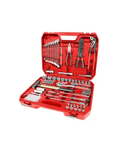 Set unelte 100 piese, CrV, 8818411, 1/4", 1/2"