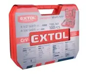 Set unelte 100 piese, CrV, 8818411, 1/4", 1/2"