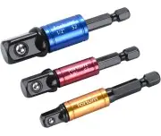 Set adaptor priza 3 buc, Fortum, 4742203, S2, 1/4"-1/2"