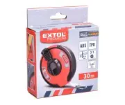 Banda otel 30m, EXTOL PREMIUM, 8821093, Precizie clasa II, Infasurare rapida