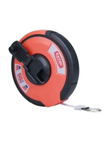 Banda otel, 50m, Extol Premium, 8821095, Precizie clasa II, carcasa ABS/cauciuc