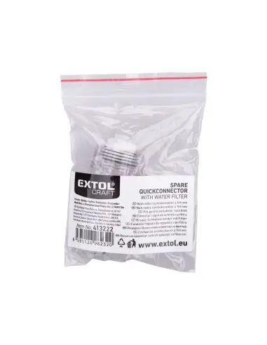 Filtru cu cupla rapida, transparent, EXTOL CRAFT, 413222, G 3/4”, alimentare apa Filtru cu cupla rapida, transparent, EXTOL CRAFT, 413222, G 3/4”, alimentare apa