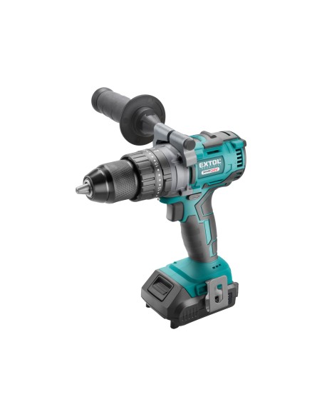 Bormasina cu percutie fara fir, EXTOL INDUSTRIAL, 8791800, 20V, 2000mAh
