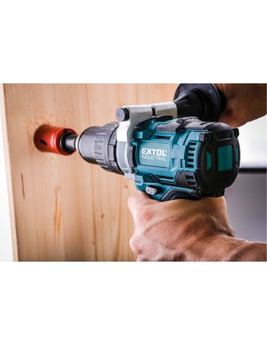 Bormasina cu percutie fara fir, EXTOL INDUSTRIAL, 8791800, 20V, 2000mAh