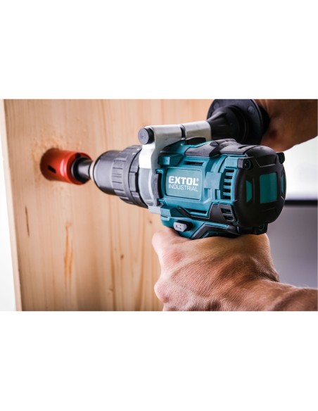 Bormasina cu percutie fara fir, EXTOL INDUSTRIAL, 8791800, 20V, 2000mAh