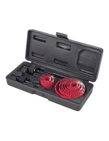 15pcs Set Pânze Găurit, EXTOL PREMIUM, 8801606, 19-76mm, 12 piese